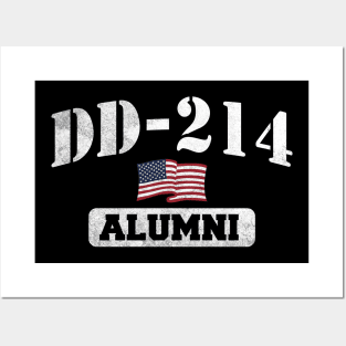 Veteran DD-214 Alumni Shirt Armed Forces DD 214 T-shirt Posters and Art